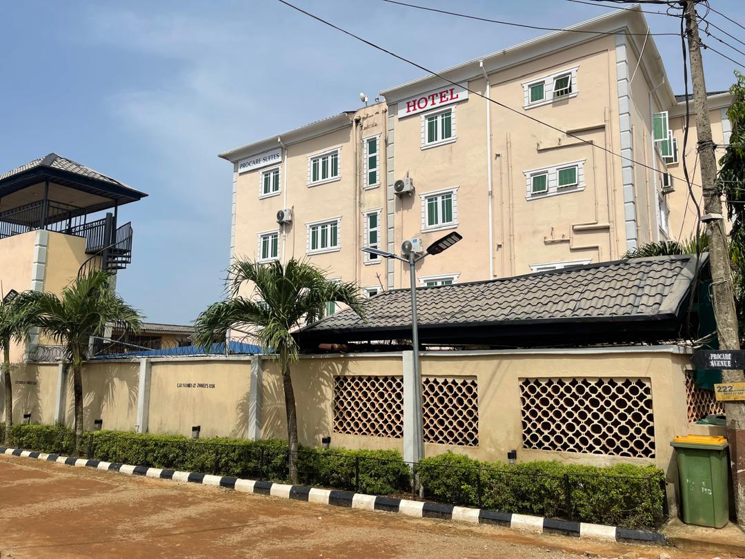 Procare Suites pool area